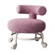 thumbnail image 3 of Taburete bajo con ruedas Asiento bajo con ruedas Asiento giratorio Silla móvil para Violeta, 3 of 9