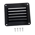 thumbnail image 3 of Elodie Rectangular Marine Louvered Air Vent Nylon Boat Vents for Marine RV Boat Black, 3 of 8