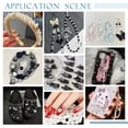 thumbnail image 5 of DIY Jewelry Making Finding Kit Including Resin Cabochons and Beads Acrylic Beads Flower Butterfly Ring Half Round4~30x4~41x2~9mm Hole: 1.4~2.5mm, 5 of 5