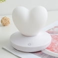 thumbnail image 2 of Coofit Silicone Night Light Heart: Touch Control Nursery Light Table Lamp for Valentine, 2 of 10