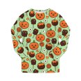 thumbnail image 4 of NOEGOEU Kids Boys Girls Halloween Pajamas Long Sleeve Top and Pants Sleepwear Set 2-9Y (Green,2-3 Years), 4 of 7