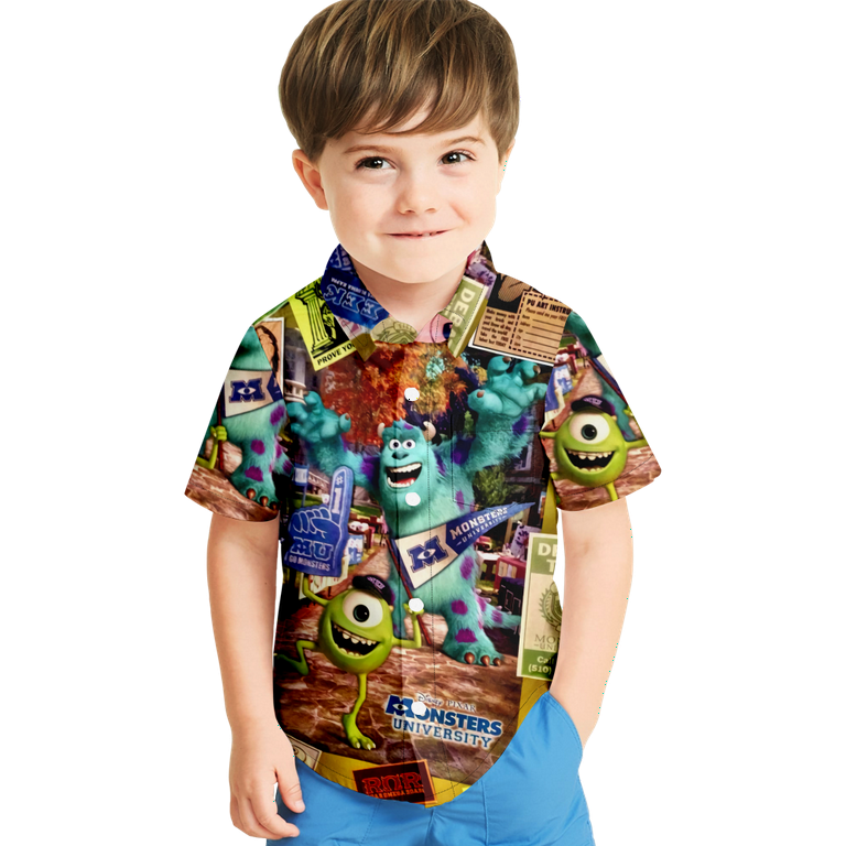 Funny Monster Hawaiian Shirt