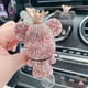 thumbnail image 3 of Ambientador de coche para decoración de ventilación Bling Rhinestone Bear Interior del coche Accesorios colgantes para la decoración del clip de ventilación del coche, 3 of 5