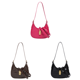 thumbnail image 1 of Bolso Hombro Cuero PU Lindo Axila para Mujer Mano (rosa) Rojo, 1 of 9
