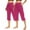 Hot Pink, variant on Chbgutlmr Pants for Women 2pc Capris Mid Waisted Cropped Athletic Summer Casual Loose Trousers Pockets