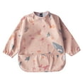thumbnail image 1 of MIASHUI Baby Long Sleeve Bib Cartoon Print Toddlers Soft Bib Outfit, 1 of 3