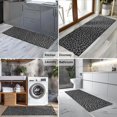 thumbnail image 2 of Black Leopard Print Kitchen Rug Mat,Kitchen Runner Rugs Non Skid Washable,Decorative Kitchen Floor Mats for Kitchen,Sink,Laundry,17"X47", 2 of 5