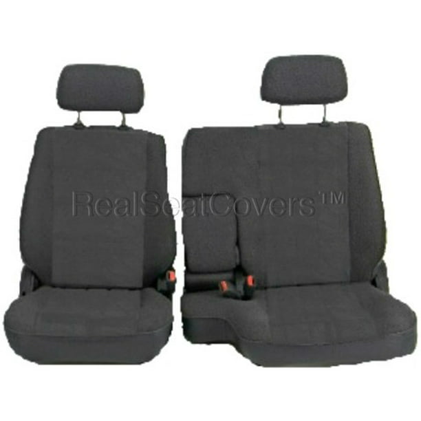 Seat Cover For Toyota Tacoma Front 60 40 Split Bench Adjustable Headrest Armrest Charcoal Com - 1998 Toyota Tacoma Bucket Seat Covers