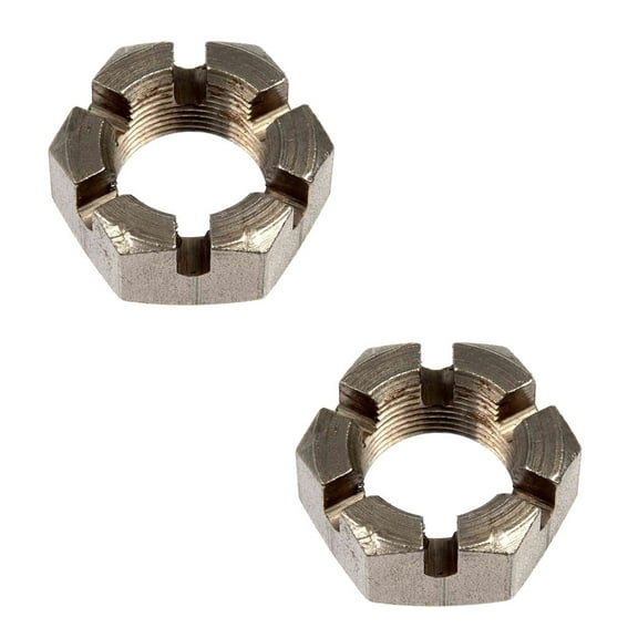 KarParts360 For Chevy C3500HD 1991-2002 Spindle Nuts | 2 Pieces | 30 Millimeters Hex Size | M20-1.25 Thread Size | Replacement For 15589426