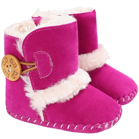 Emmababy Baby Girl Boy Anti-Slip Warm Casual Snow Boots Shoes Soft Bottom Shoes Boots 0-6 Months