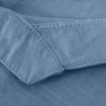 thumbnail image 5 of Dezsed Womens 3/4 Sleeve V Neck Shirt Roll up Sleeve Button Blouses Tops Summer Casual Loose Blouses Blue XXXXL, 5 of 5