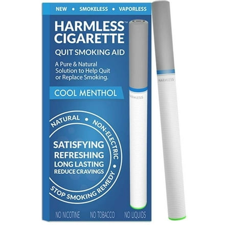 Harmless Cigarette Quit Smoking Aid - Cool (The Best Disposable E Cigarette)