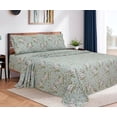 thumbnail image 2 of Juego de sábanas de franela Bliss Casa, 100% algodón, cama queen size, 2 of 9