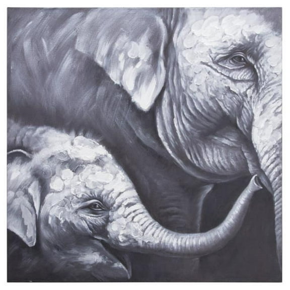 Yosemite Home Decor "Ultimate Love" Wood Gallery Wrapped Wall Art in Gray