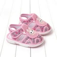 thumbnail image 4 of ZACPNCV Infant Newborn Sandals Summer Casual Breathable Cute Rubble Soles Non-slip Soft Soles Sandals, 4 of 8