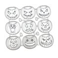 thumbnail image 1 of Molde de troqueles de corte Halloween Calabaza Metal Repujado Die Cut Set Scrapbook DIY Álbum Magideal Molde de troqueles de corte, 1 of 7
