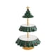 thumbnail image 2 of xihome Soporte de resina de 3 niveles con forma de rbol de Navidad para aperitivos, postres y ms. Ideal para decorar la mesa de fiestas navideñas., 2 of 6