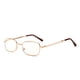 thumbnail image 3 of Gafas de lectura plegables de resina con marco de metal para personas mayores, con estuche para gafas, 3 of 5
