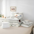 thumbnail image 4 of YST Abstract Red Sun 7-Piece Bedding Set, Geometric Lines, Queen, 4 of 4