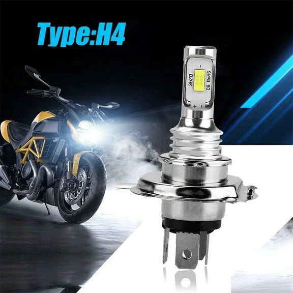 Super Bright LED Light Bulb for Yamaha Exciter II: 1991-1993; headlight bulb 12v