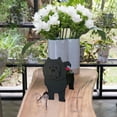 thumbnail image 5 of Luxcidy Dog Planter Plant Pot, Pet Dog Flower Pot,Animal Flower Planter Pot for Garden Decoration,Handmade Planter for Garden Flower Cactus Office Home Decor Gift (Gray), 5 of 6