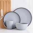 thumbnail image 2 of Stone Lain Tina 32-Piece Dinnerware Set Stoneware, Blue and Grey, 2 of 6