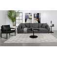 thumbnail image 3 of Sasha 3-Piece Upholstered Sofa Barely Black, 3 of 5