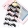 thumbnail image 1 of 2023 nuevo 15-25mm 3D Faux Mink Hair Cross pestañas postizas 5/10 pares pestañas largas hechas a mano maquillaje grueso herramientas de extensión de belleza Tan Jianjun  unisex, 1 of 2