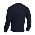 thumbnail image 6 of AnuYalue Long Sleeve Henley Shirt for Men Lightweight Crew Neck T-Shirt Button Up Outdoor Sweatshirt Solid Color Tops, 6 of 10