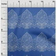thumbnail image 1 of oneOone Organic Cotton Voile Fabric Leaves & Floral Block Print Fabric By The Yard 42 Inch Wide, 1 of 4