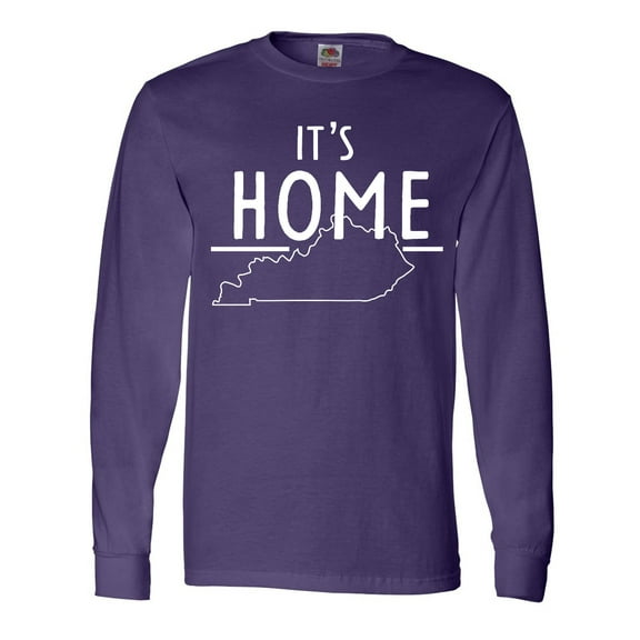 Inktastic It's Home- State of Kentucky Outline Long Sleeve T-Shirt