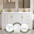 thumbnail image 6 of Harper & Bright Designs 60'' Bathroom Vanity Sink Combo , Modern Bathroom Cabinet Freestanding with Drawers, Bathroom Storage Cabinet with Soft Closing Doors, White, 6 of 11