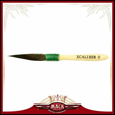 Andrew Mack Pennello Per Pinstriping XCaliber Striper - Misura 0 | Setole Corte | Legatura A Mano - 4