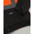 thumbnail image 2 of Bass Creek Outfitters Mens Fleece Hoodie - Safety Workwear ANSI/ISEA Class 3 High Visibility Hoodie, 2 of 7