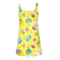 thumbnail image 4 of Kixjoy Short Rompers for Women Casual Easter Graphic Sleeveless Rompers Baggy Pleated Wide Leg Short Pant Cozy Trendy Summer Womens Overalls with Pockets, Sky Blue L, 4 of 6