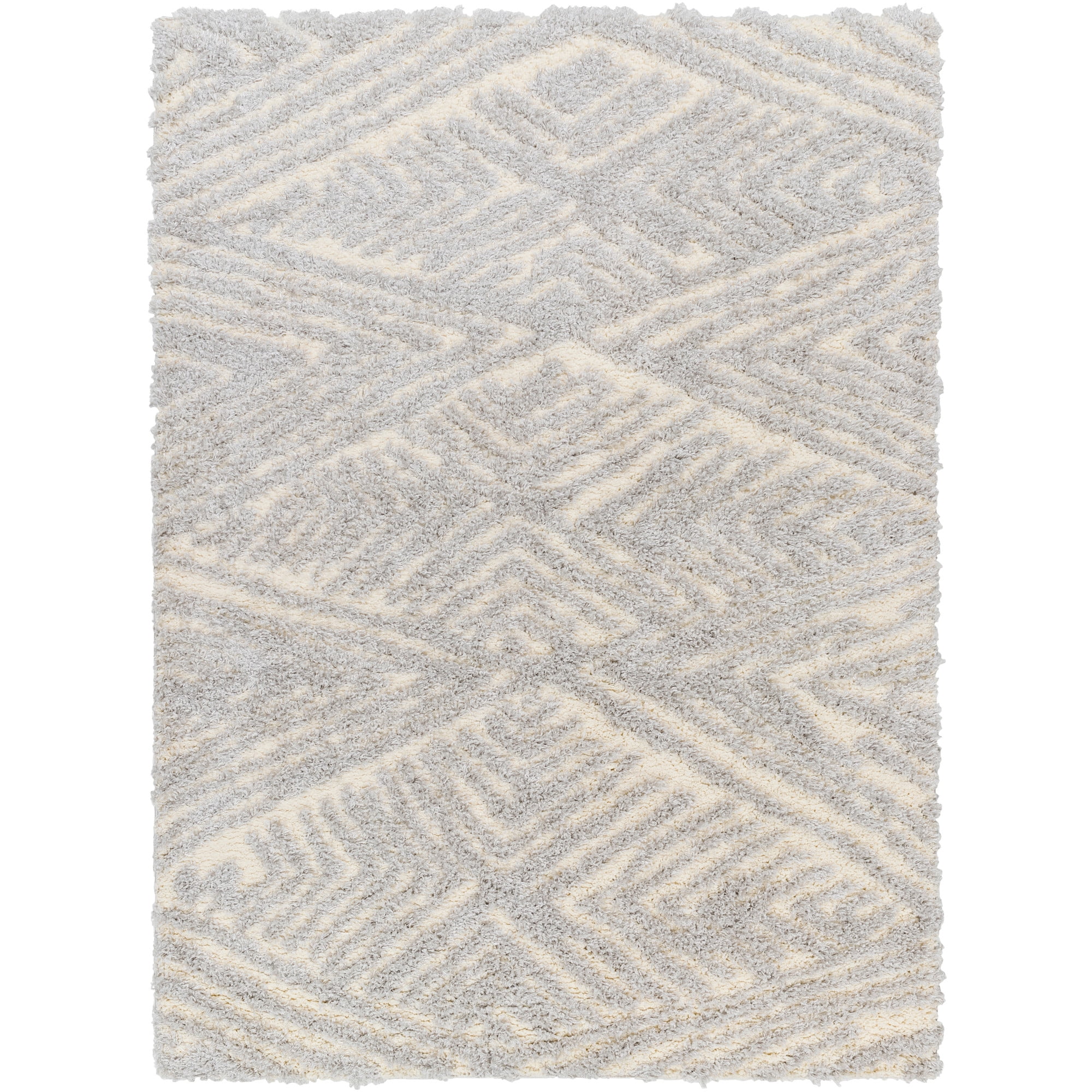 Artistic Wavers Everton Plus Area Rug, 5'3" x 7', Cream/Beige