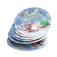thumbnail image 3 of Platos De Navidad, Platos De Fiesta De Navidad Respetuosos Con El Medio Ambiente Desechables Seguros Para Exteriores Para Cena Para El Hogar Amonsee Otros, 3 of 8