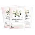 thumbnail image 1 of Inkdotpot 30 Cartes d'Invitation pour Baby Shower Révélation de Genre Licorne à Remplir Invitations Vierges C'est une Fille, 1 of 1
