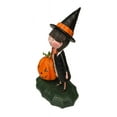thumbnail image 5 of AGATHA & JACK Whimsical Halloween Figurine 7" Tall, Lori Mitchell, by ESC, 5 of 5