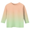 thumbnail image 4 of Karoyedx Girls Long Sleeve Ruffle T-Shirts, Basic Crewneck Everyday Tops, Soft Print Tee for Kids Khaki Size,10-11 Years, 4 of 5