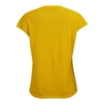 thumbnail image 4 of Holzkary Womens 2025 Cap Sleeve Tops Casual Crew Neck Loose Fit Sweater Vest Lightweight Knit Pullover Tank Summer Tops Knit Short Sleeve Soft Blouse for Daily Wear Yellow L, 4 of 5