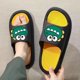 thumbnail image 1 of Zapatillas de verano para mujer, bonitas zapatillas de dibujos animados para interior y exterior, sandalias de suela gruesa antideslizantes y modernas para hombre, 1 of 6
