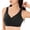 Black, variant on Alun Womens Seamless Wireless Push up Supportive Bras Comfortable No Underwire Full Coverage Fixed Cup Jelly Lift Everyday T-Shirt Bras with Massage Cup Design White XXXL