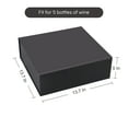 thumbnail image 6 of JiaWei World Gift Box 13.8x13.8x5 inches, 3 Pack Magnetic Gift Box with Lid for Christmas, Wedding, Birthday, 6 of 7