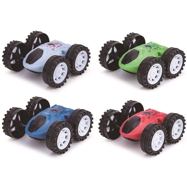 Children's inertia double-sided dump truck anti fall 360 rotation rotation toy car children's toy car giftCUnited States He Qiyong unisex