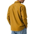 thumbnail image 6 of GrmtClth Mens Shirts Wrinkle Free Solid Long Sleeve Button Down Collared Regular Fit Stretch Business Daily Casual Dress Tops Earthy Yellow L, 6 of 7