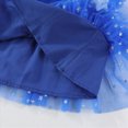 thumbnail image 4 of KPOPLK 1-6T Toddler Baby Girl Sleeveless Boho Dress Spaghetti Strap Halter Dresses Outfit Summer Casual Clothes(4-5 Years,Blue), 4 of 4