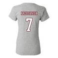 thumbnail image 2 of Ladies Kaepernick 7 Kneel Stand Football Protest Kap Front Back DT T-Shirt Tee, 2 of 3