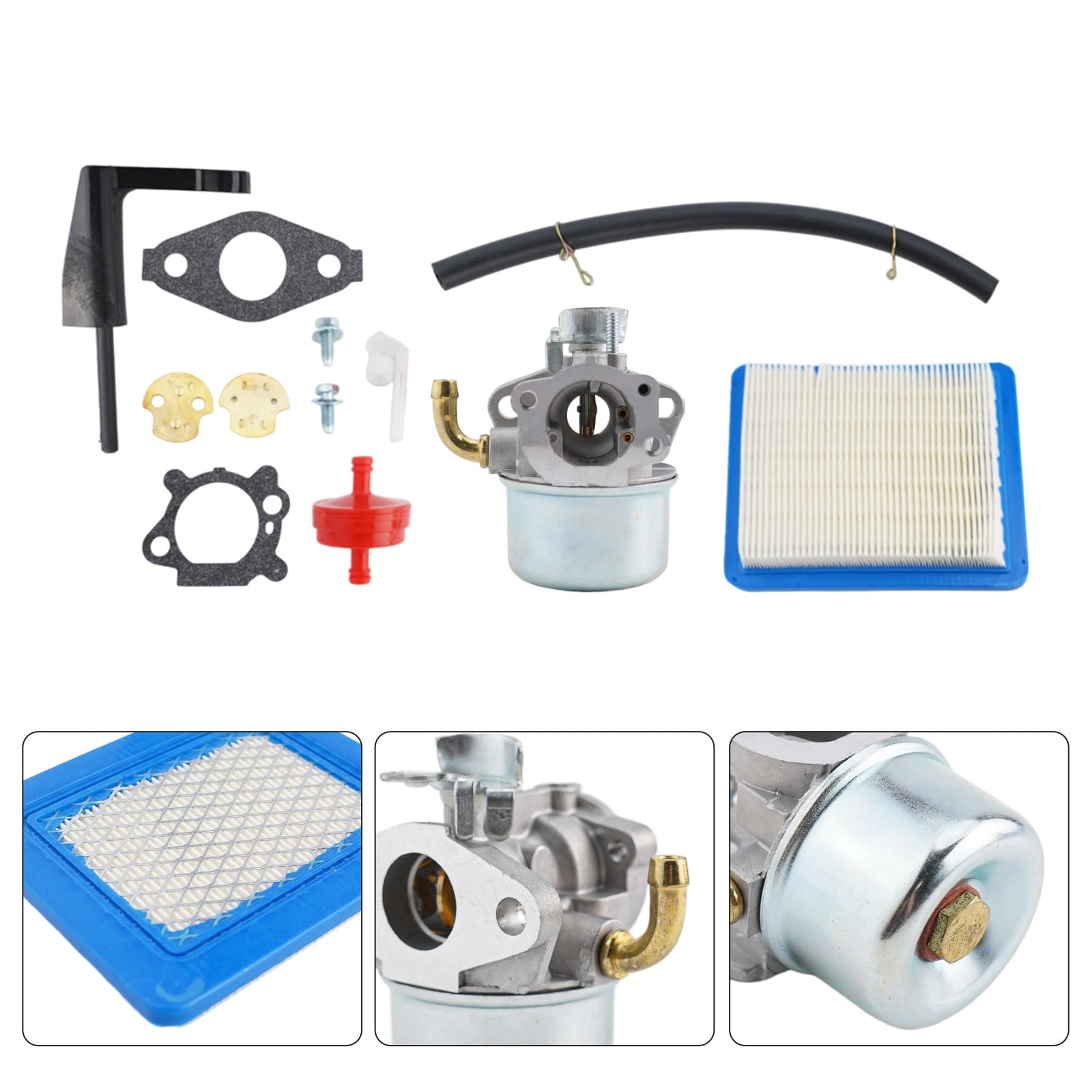 Outlier 206 Carburetor 6.5HP Maintenance Kit for Craftsman 798653 791077 696981, Lawn Mower Parts & Accessories