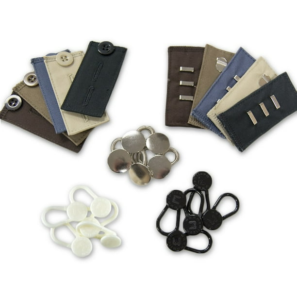 25Pack Pant Extender Kit with Button Pant Extenders, Waistband